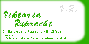 viktoria ruprecht business card